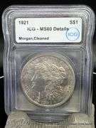 1921  Morgan Dollar MS60