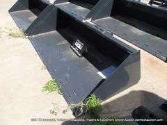 WOLVERINE TDB-11-84W 84" SKID STEER TRACK DUTY BUCKET, S/N ZW-00134