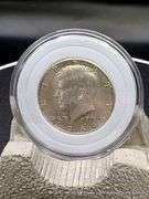 1964  Kennedy Half Dollar   Nail polish