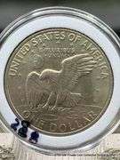 1972 D Eisenhower Silver Dollar MS+
