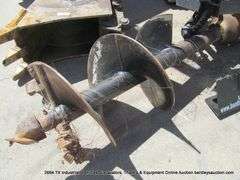 HALE SKID STEER MOUNT AUGER BORING ATTACHMENT W/ 18" DRILL