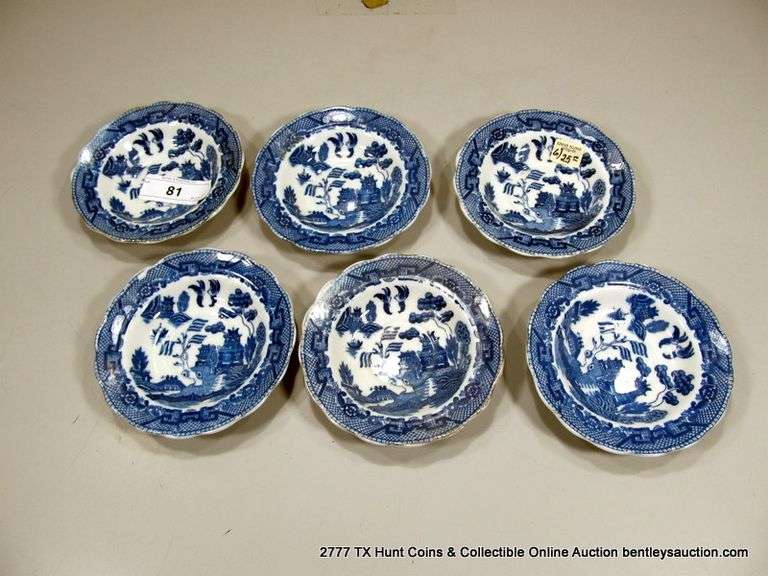 (6) ASSORTED BOWLS 5 1/2"