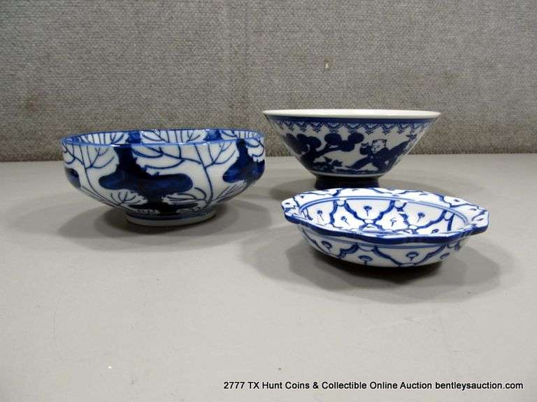 LOT: (3) ASSORTED BOWLS