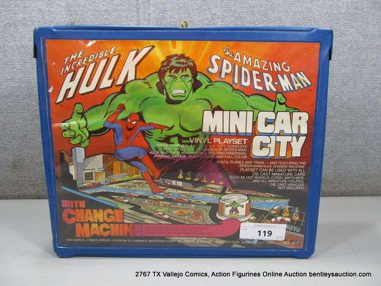 HULK & SPIDERMAN MINI CAR CITY PLAYSET
