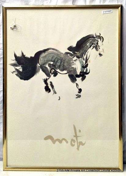 "HORSE IN MOTION" 29" X 21"