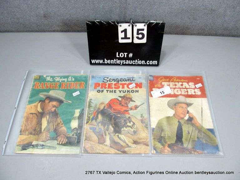 LOT: (3) 10¢ TEXAS RANGER + WESTERNS COMICS