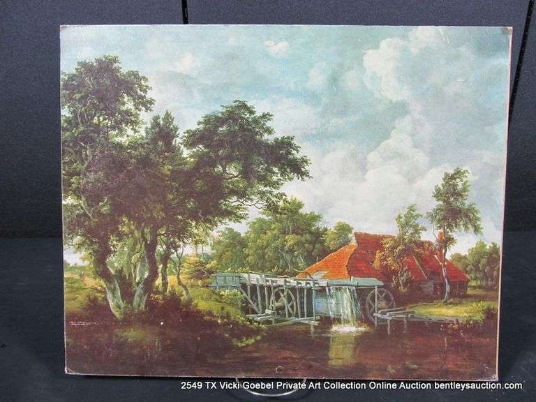 "THE WATERMILL W/ GREAT RED ROOF"