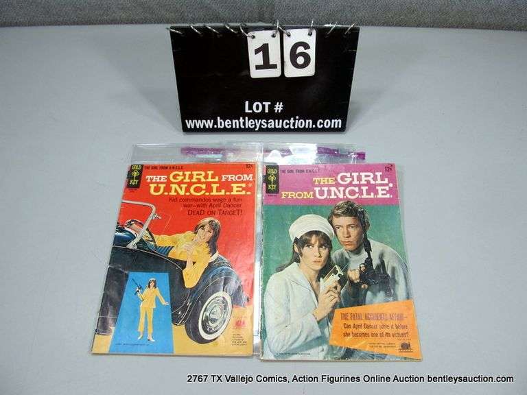 LOT: (2) GIRL FROM U.N.C.L.E. SET OF 1 & 2 COMICS