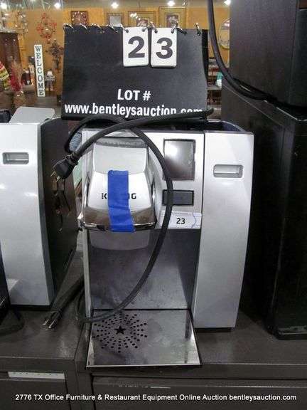 KEURIG, SILVER COFFEE MAKER FOR KEURIG PRODUCTS, M#KISS