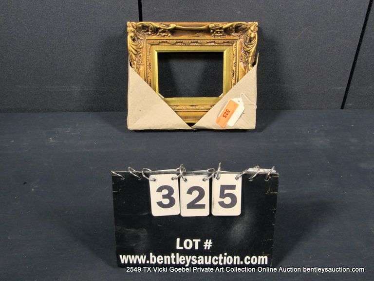 GOLD PAINTED, CARVED ORNATE WOODEN FRAME 10 X 12