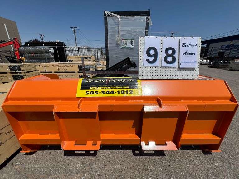 2025 WOLVERINE SKID STEER SNOW PUSHER MODEL: SP-15-84W, S/N: ZWD202502061-93