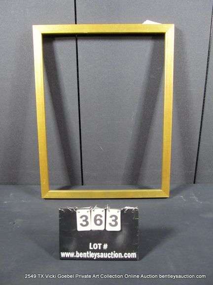 GOLD PAINTED, WOODEN FRAME 23 X 29