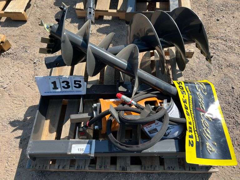2025 WOLVERINE SKID STEER AUGER DRIVE & BIT ATTACHMENT MODEL: ADB-13-1218R,