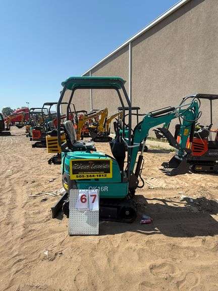2025 CFG MINI EXCAVATOR MODEL: QK16R - RATO GASOLINE ENGINE, S/N: QK16R202504260493 (KEY)