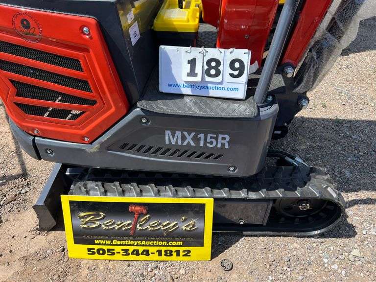 2024/2025 AGT MINI EXCAVATOR MODEL: MX15R - RATO GASOLINE ENGINE, S/N: MX15R2024J0000311 (KEY)