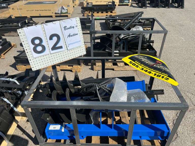 2025 CFG SKID STEER AUGER MODEL: SSECAG-Y WITH 3 BITS - 6", 12", 14" AUGERS, S/N: SSECAG-Y25042801F