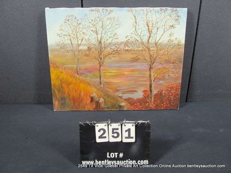 POND LANDSCAPE (OLD PAINTING)