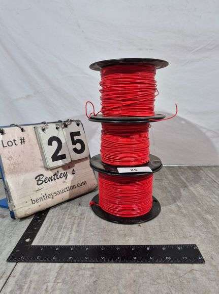 WHITMOR SPOOL OF WIRE AWG:18, STRD 19/30 TYPE TEFLON, COLOR: RED, 3 X MONEY