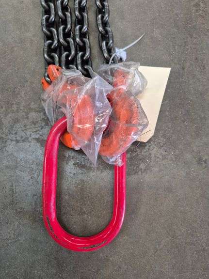 2024/2025 7' DOUBLE LEGS LIFTING CHAIN SLING 5/16" 7' MODEL: LHR-G80,