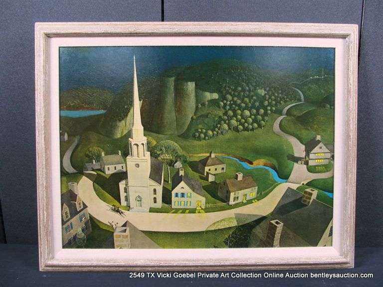 "THE MIDNIGHT RIDE OF PAUL REVERE" 28 X 36
