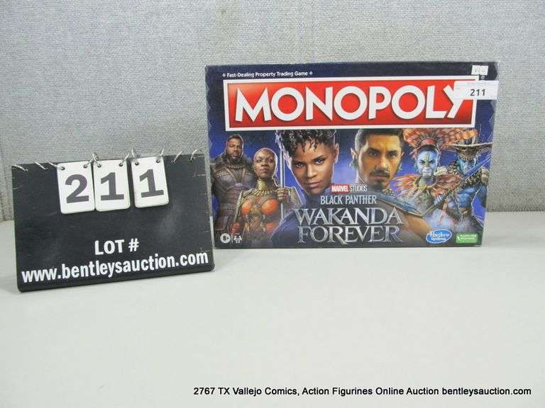 MONOPOLY BOARD GAME "BLACK PANTHER WAKANDA FOREVER"