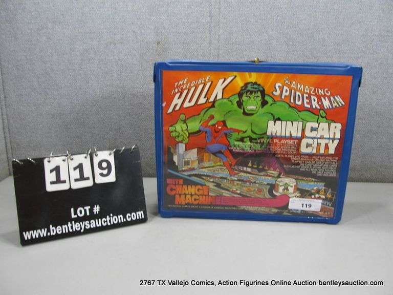 HULK & SPIDERMAN MINI CAR CITY PLAYSET