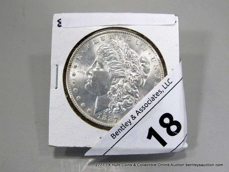 1887 MORGAN SILVER DOLLAR