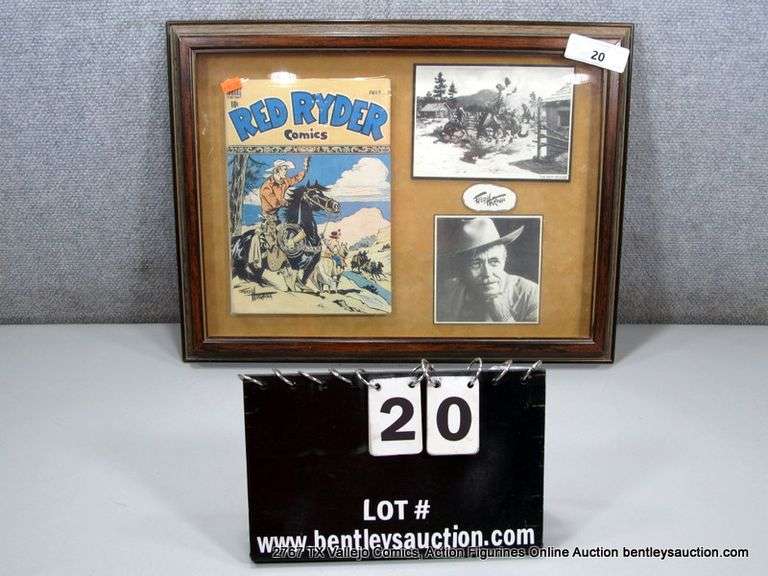 RED RYDER FRED HARMON FRAMED TRIBUTE