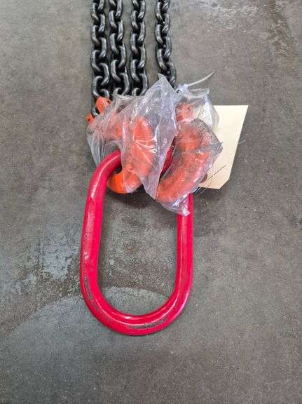 2024/2025 7' DOUBLE LEGS LIFTING CHAIN SLING 5/16" 7' MODEL: LHR-G80,
