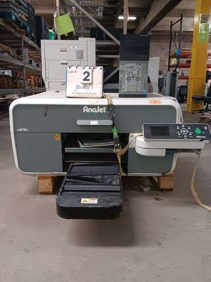 ANAJET- MPOWER DIGITAL APPAREL PRINTER, MODEL: MP10I