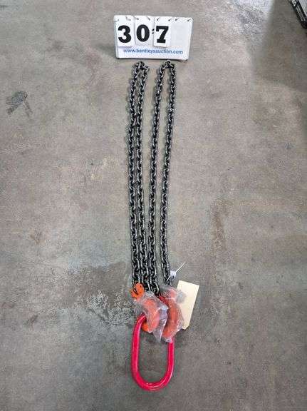 2024/2025 7' DOUBLE LEGS LIFTING CHAIN SLING 5/16" 7' MODEL: LHR-G80,