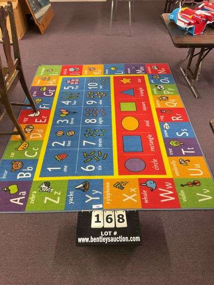 Alphabet Rug Numbers EDUCATIONAL FLOOR RUG - ALPHABET, NUMBERS, SHAPES - Bentley ...