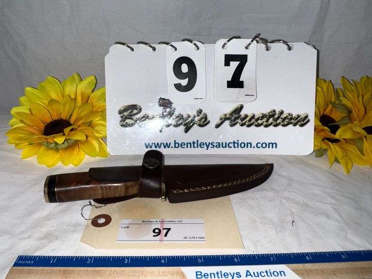 KNIFE W/ SHEATH, 8" TOTAL LENGTH