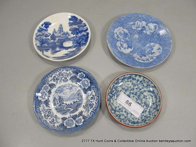 LOT: (4) ASSORTED BOWLS & SAUCERS