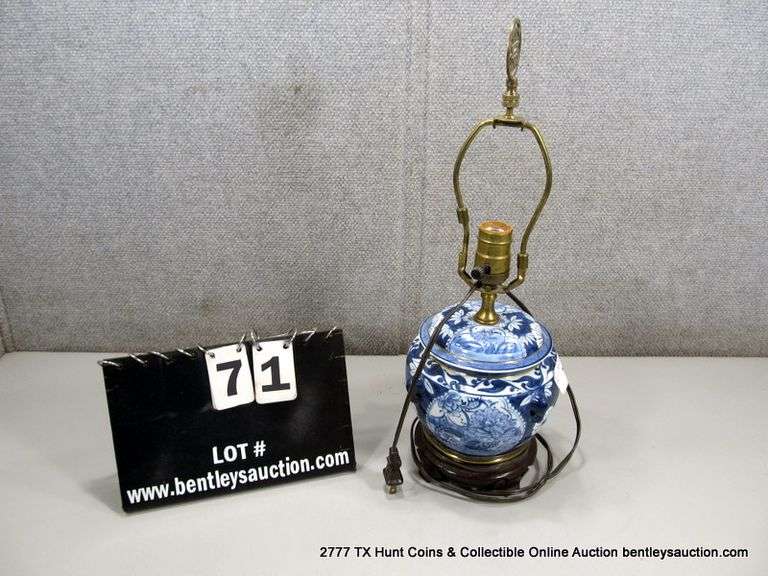 LOT: ORIENTAL ASIAN LAMPS, CERAMIC