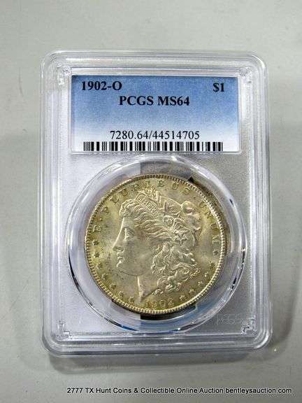 1902-O MORGAN SILVER DOLLAR