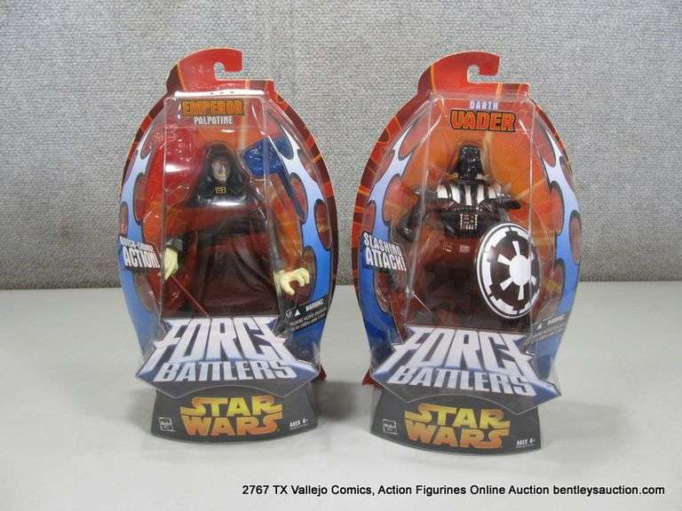 FORCE BATTLERS STAR WARS EMPEROR PALPATIVE & DARTH VADER (HASBRO) (2X MONEY)