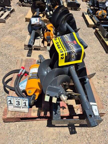 2025 WOLVERINE SKID STEER AUGER DRIVE & BIT ATTACHMENT MODEL: ADB-13-1218R,