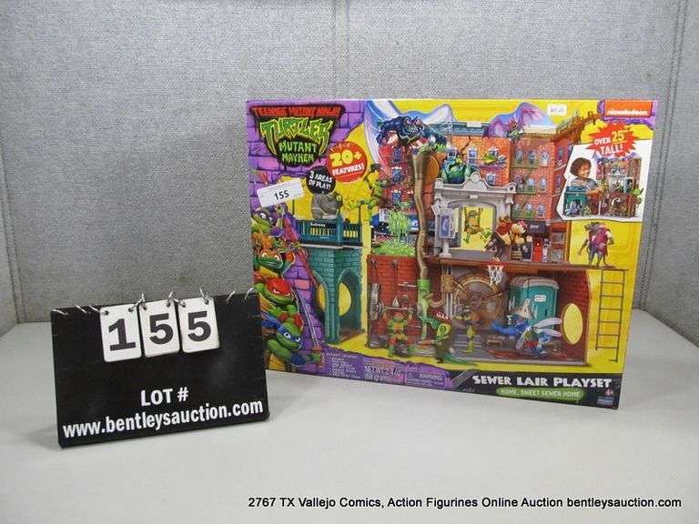 TEENAGE MUTANT NINJA TURTLES NICKELODEON SEWER LAIR PLAYSET