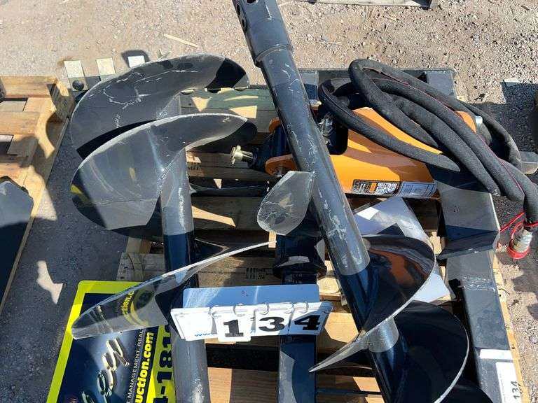 2025 WOLVERINE SKID STEER AUGER DRIVE & BIT ATTACHMENT MODEL: ADB-13-1218R,