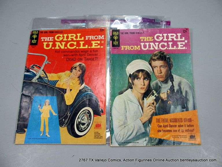 LOT: (2) GIRL FROM U.N.C.L.E. SET OF 1 & 2 COMICS