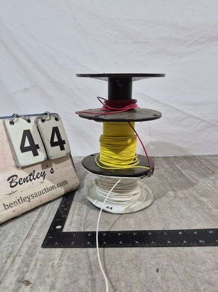 3: SPOOLS OF WIRE, 3 X MONEY