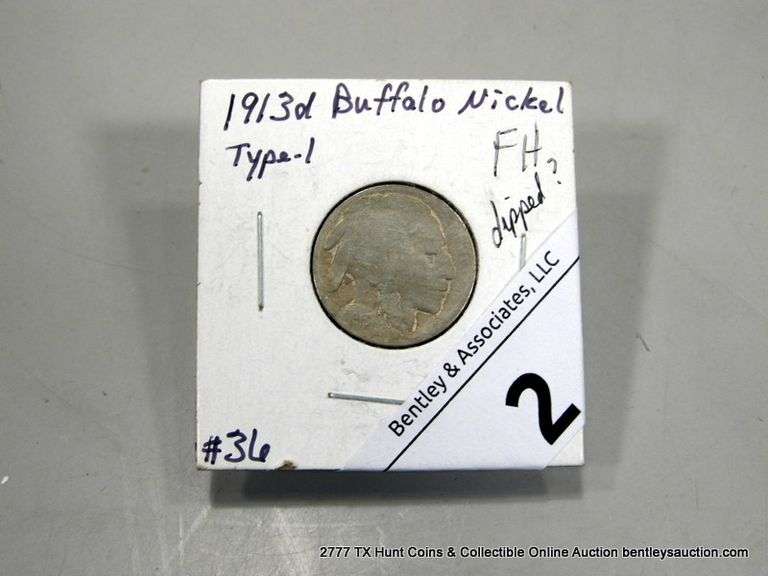 1913-D TYPE 1 BUFFALO NICKEL