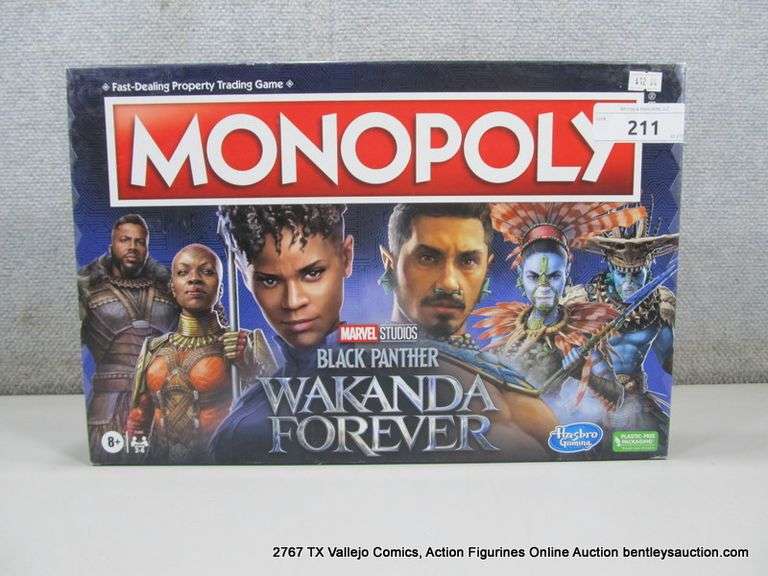 MONOPOLY BOARD GAME "BLACK PANTHER WAKANDA FOREVER"