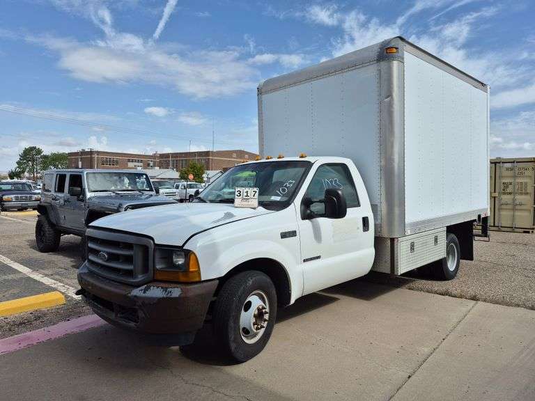 2001  FORD  F-350  BOX TRUCK  144,633 MILES