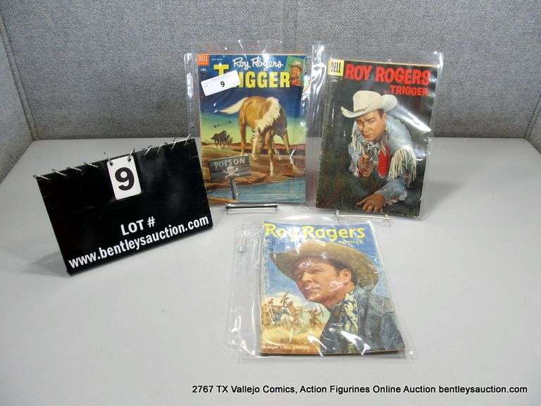 LOT: (3) 10¢ ROY ROGERS AND TRIGGER COMICS
