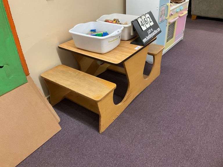 KAPLAN WOOD CHILDS PLAY PICNIC TABLE