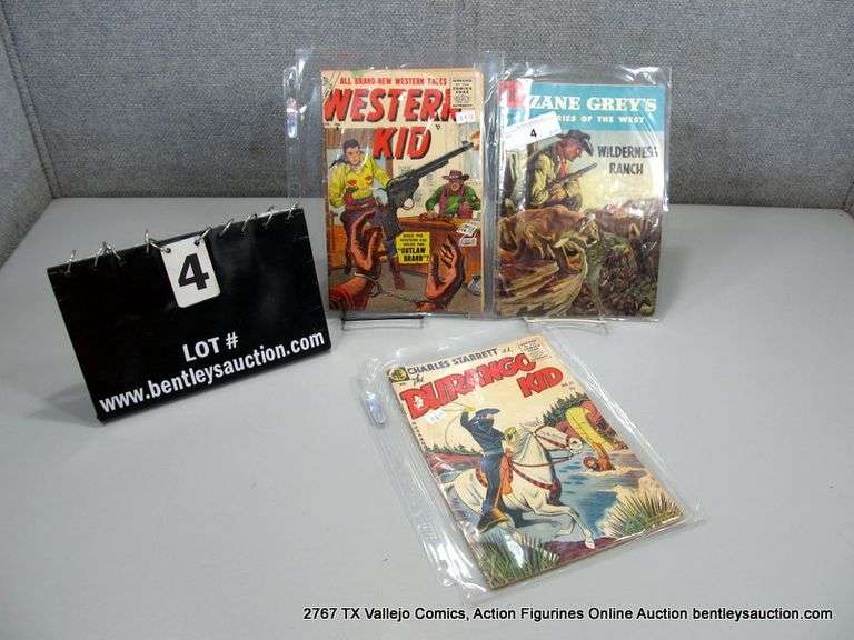 LOT: (3) 10¢ WESTERNS COMICS