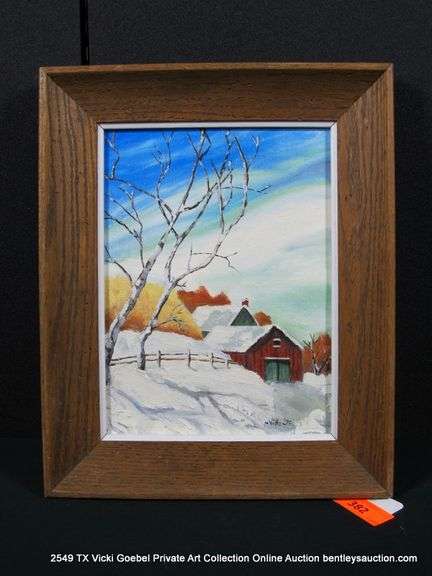 CABIN UNDER THE SNOW 13 X 16