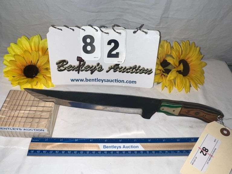 KNIFE WITHOUT SHEATH, 14" TOTAL LENGTH